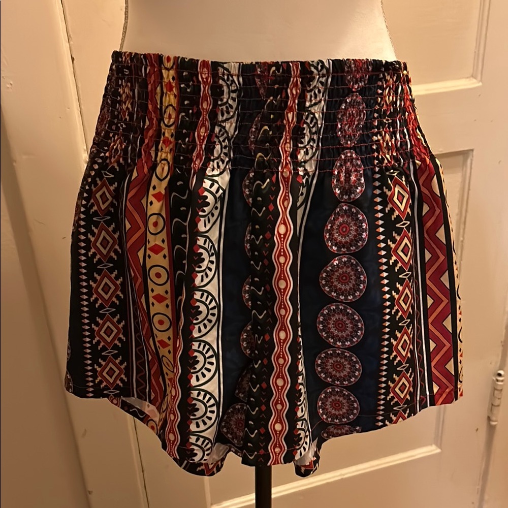 SHEIN Colorful Patterned Shorts
